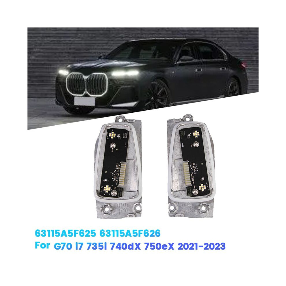 1Pair Car Led Module 63115A5f625 63115A5f626 For G70 I7 735I 740Dx 750Ex 2021-2023 Drl Daytime Running Source Light 6132472455188