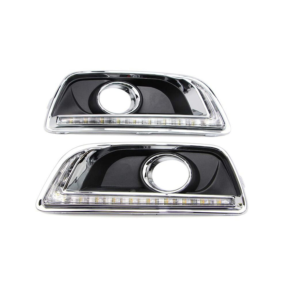Led Daytime Running S For Chevy Malibu 2012-2015 Fog Lamp Turn Signal 3 Colors +Yellow+ Light/White/Yellow 6031146614107