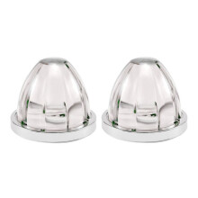 2PCS Watermelon Lights LED Side  Indicator Turn Signal Brake Lamp Semi Truck Trailer Under Glow Wheel Lights B