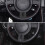 Car Steering Wheel Lower Cover Sticker Interior Trim Forging Pattern for  GT86  BRZ 2012-2016 3