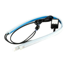 2X RGB APP Control 60CM LED DRL Daytime Running Strip Light Turn Signal Brake Side Car Lights Headlight Auto Accessories