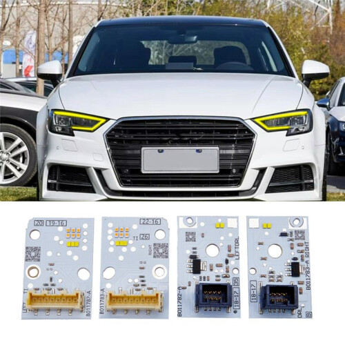 Car DRL Yellow Lightsource Boards Daytime Running Lights Lightsource Boards for  A3 S3 2017-2020 2
