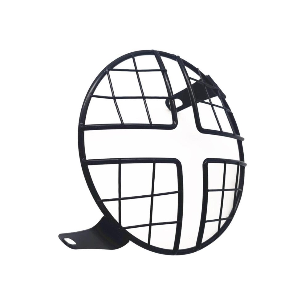 6.5 Inch Motorcycle Headlight Grill Cover Mesh Guard For Cafe Racer Cruiser Impactresistant 9382693238078