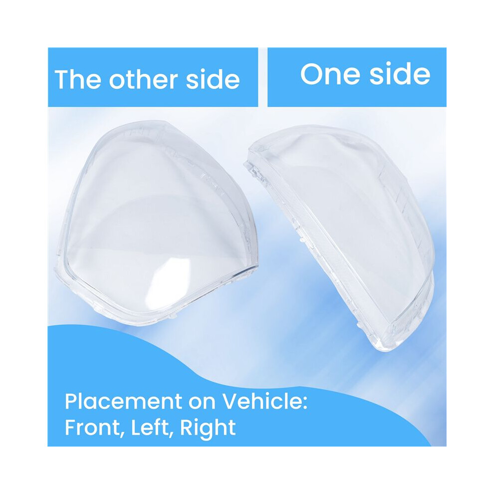 1Pair Car Clear Head Lamp Lens Cover Lamp Cover For Tucson 2005-2009 Light 6032099793949