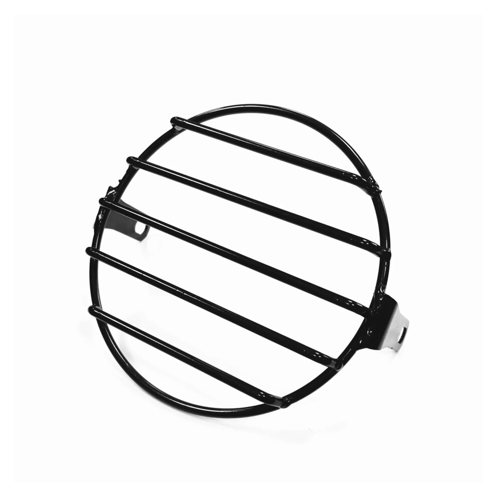 Motorcycle Headlight Protector Vintage Retro Grill Guard Universal Shield For Damage Protection 9382693238719