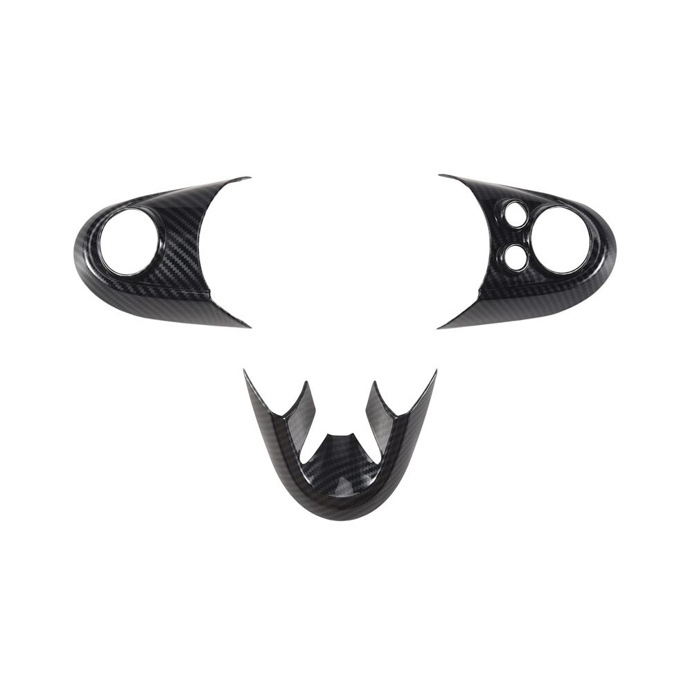 Car Steering Wheel Cover Carbon Fiber Abs Sticker Cover Trim For- Cooper F54 F55 F56 F57 F60 6034143180590