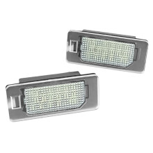 Car Rear License Number Plate Lamp for 500X 2014-2019 LED License Plate Light Assembly