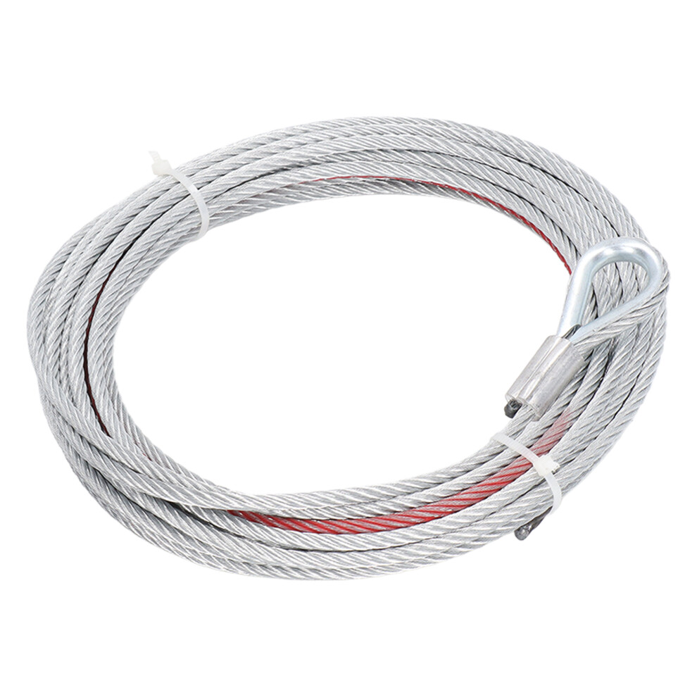 10M Galvanized Winch Wire 4500Lbs Strength 5.5Mm For Heavy Loads 7901375104962
