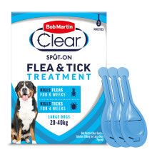 Bob Martin Clear Spot On Flea Treatment for Large Dogs (20-40kg) - Kil