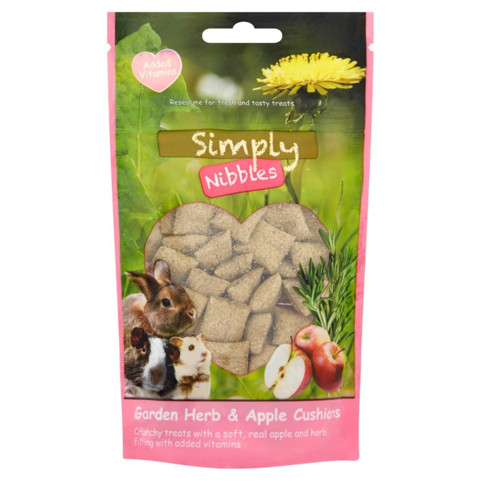 Rosewood Simply Nibbles Garden Herbs And Apple Cushions, (50G)