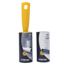 Korbond Lint Roller & Refill Set – 1 Lint Roller and 1 Large Lint Roll