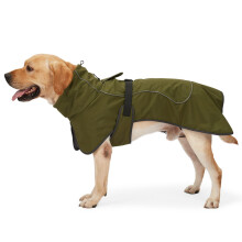 HEYWEAN Dog Jacket - Waterproof Coat with Soft Fleece Lining for Cold