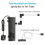 NICREW Fish Tank Filter, Internal Aquarium Filter for Small Tank, Cold 6