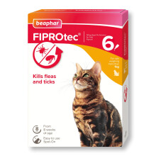 Beaphar - FIPROtec Spot-On for Cats - Kills Fleas & Ticks - Vet Streng