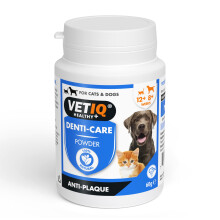 VETIQ Denti-Care Powder For Cats 12+ Weeks & Dogs 8+ Weeks, Natural Or