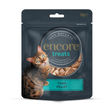 Encore 100% Natural Freeze Dried Tuna Fillet Cat Treats, Grain Free He