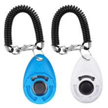 Diyife Dog Clicker, [2 PCS, Multi-Color] Pet Training Clicker with Wri