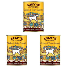 Lily's Kitchen Natural Adult Wet Dog Food Tin Chicken & Turkey 6 x 400