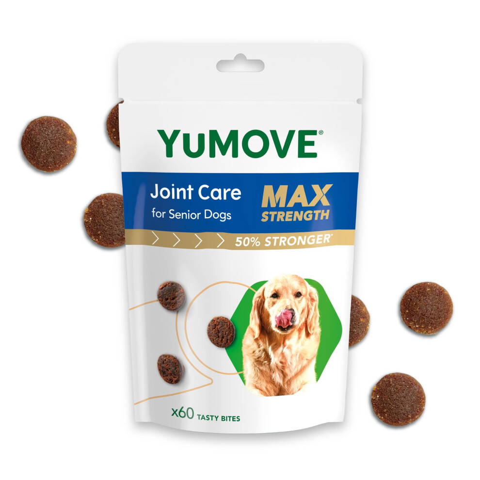 Yumove Max Strength Joint Supplement For Senior Dogs, Essential Dog Hi Green