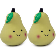 Petface Latex Pear Soft Chew Dog Toy, Large (Pack of 2)