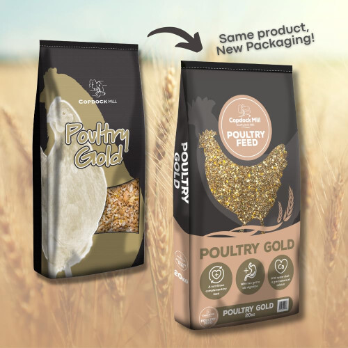 Copdock Mill Poultry Gold Chicken Feed 20kg - Highly Nutritious Chicke 2