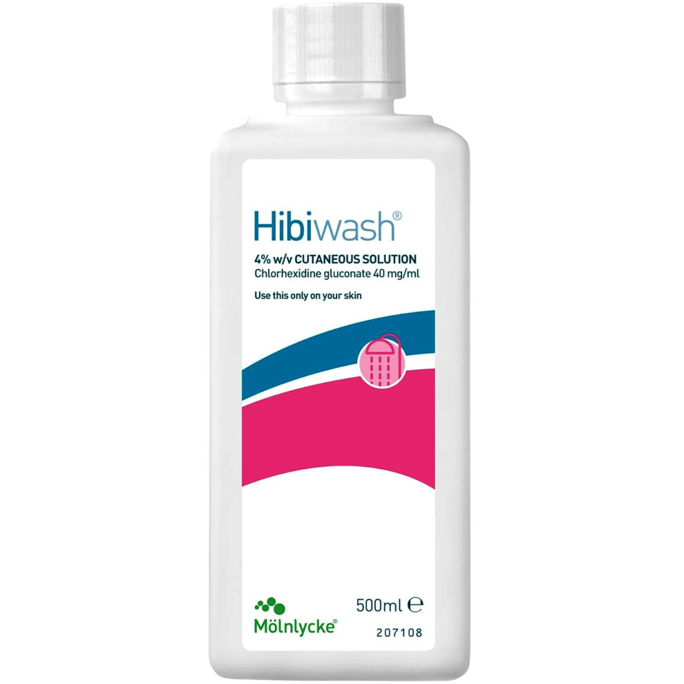 Hibiscrub Hibiwash Antimicrobial Skin Cleanser Bottle 500 Ml