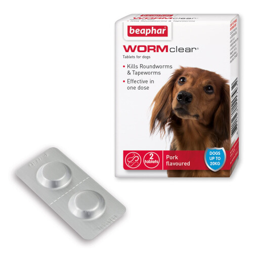 Beaphar Beaphar WORMclear Tablets for Dogs, Kills all Common UK Intestinal Wor 2