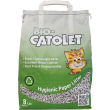 Bio-Catolet Recycled Paper Cat Litter Pellets 8 Litre - Ultra Absorben