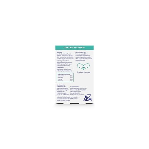 Protexin Protexin Veterinary Synbiotic D-C Capsules, Highly Concentrated Gut He 1
