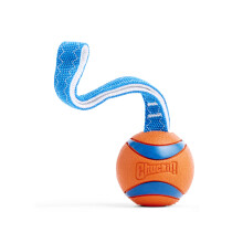 Chuckit! Ultra Tug Dog Toy With Rubber Ball Tug Of War Interactive Fet