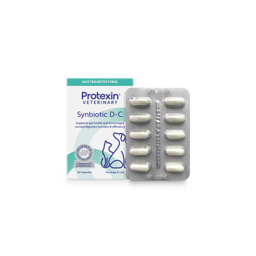 Protexin Protexin Veterinary Synbiotic D-C Capsules, Highly Concentrated Gut He 2