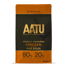 AATU 80/20 Complete Dry Dog Food, Chicken 10kg - Dry Food Alternative