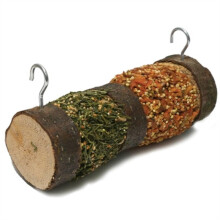 Rosewood Naturals Double Woodroll, Small Animal Treat and Gnaw Toy for