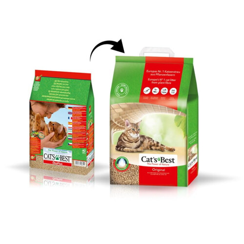 Cats Best 29734 - Cat litter, 20L/8.6kg - packaging may differ, indica 2