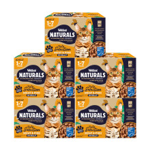 Webbox Naturals Complete Adult Wet Cat Food, 60 x Meat & Fish in Jelly