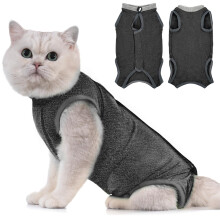 Avont Cat Recovery Suit Post Surgery, Elizabethan Collar & Cone Altern