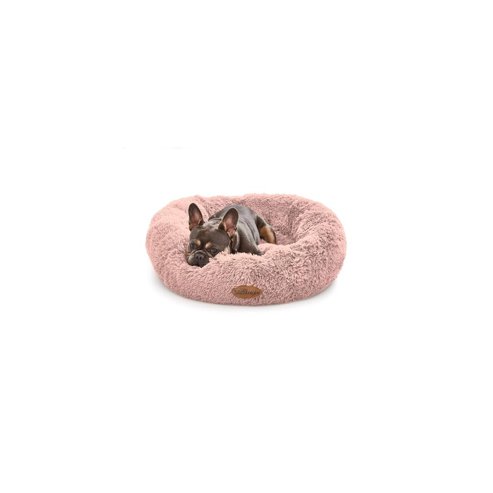 Silentnight Donut Calming Dog Bed - Calming Dog Cat Pet Bed Anxiety Re