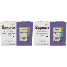 Applaws Natural Cat Food, Kitten Multipack Chicken and Fish Selection