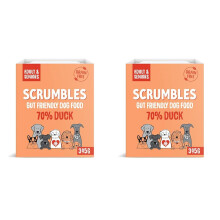 Scrumbles Natural Wet Dog Food, Grain Free Recipe with 70% Duck and Sl