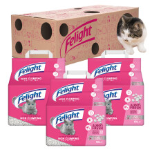 Felight Non-Clumping Cat Litter (30L Bundle) + Cardboard Playbox - Ant