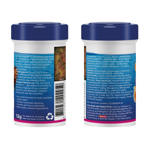 King British – Tropical Fish Flake 12g – Multi-Vitamin Complete Food – 2