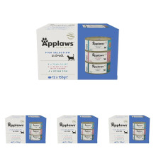 Applaws 100% Natural Wet Cat Food, Multipack Fish Selection in Broth 1