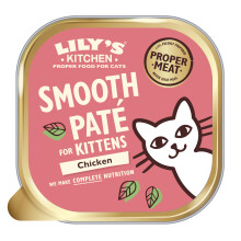 Lily's Kitchen Smooth Chicken Paté Complete Nutrition Kitten Food 19 x