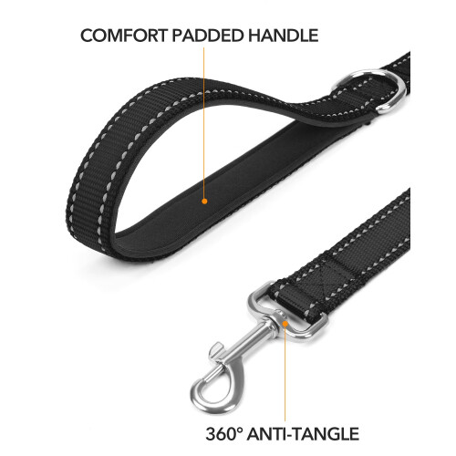 Taglory Dog Leads for Small Medium Dogs | Double Sided Reflective | So 1