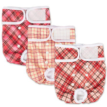 Pet Soft Dog Nappies Female - Washable Female Period Pants for Dogs Pe