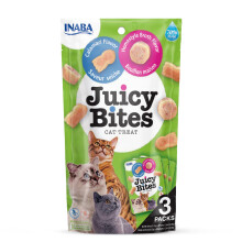 Juicy Bites by INABA Cat Treat - Calamari & Homestyle Broth Flavour 1-