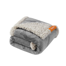 Feandrea Waterproof Dog Blanket, Sherpa Fleece Pet Blanket for Miniatu