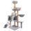Cat Tree, 145cm Stable Cat Scratching Post for Indoor Cats, Multi-Leve 1