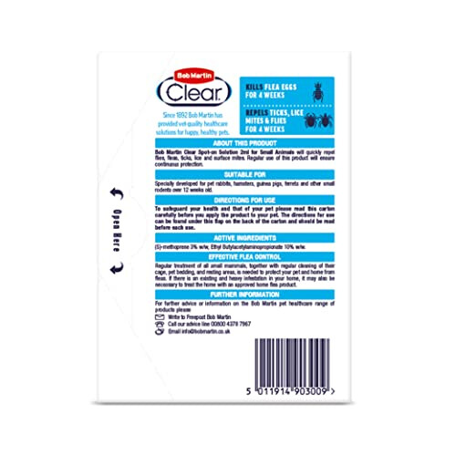 Bob Martin Bob Martin Clear Spot On Flea Treatment for Small Pets (Rabbits, Hamst 2