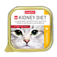 Beaphar – Kidney Diet Food for Cats 100g – Tasty Chicken Flavour – Com